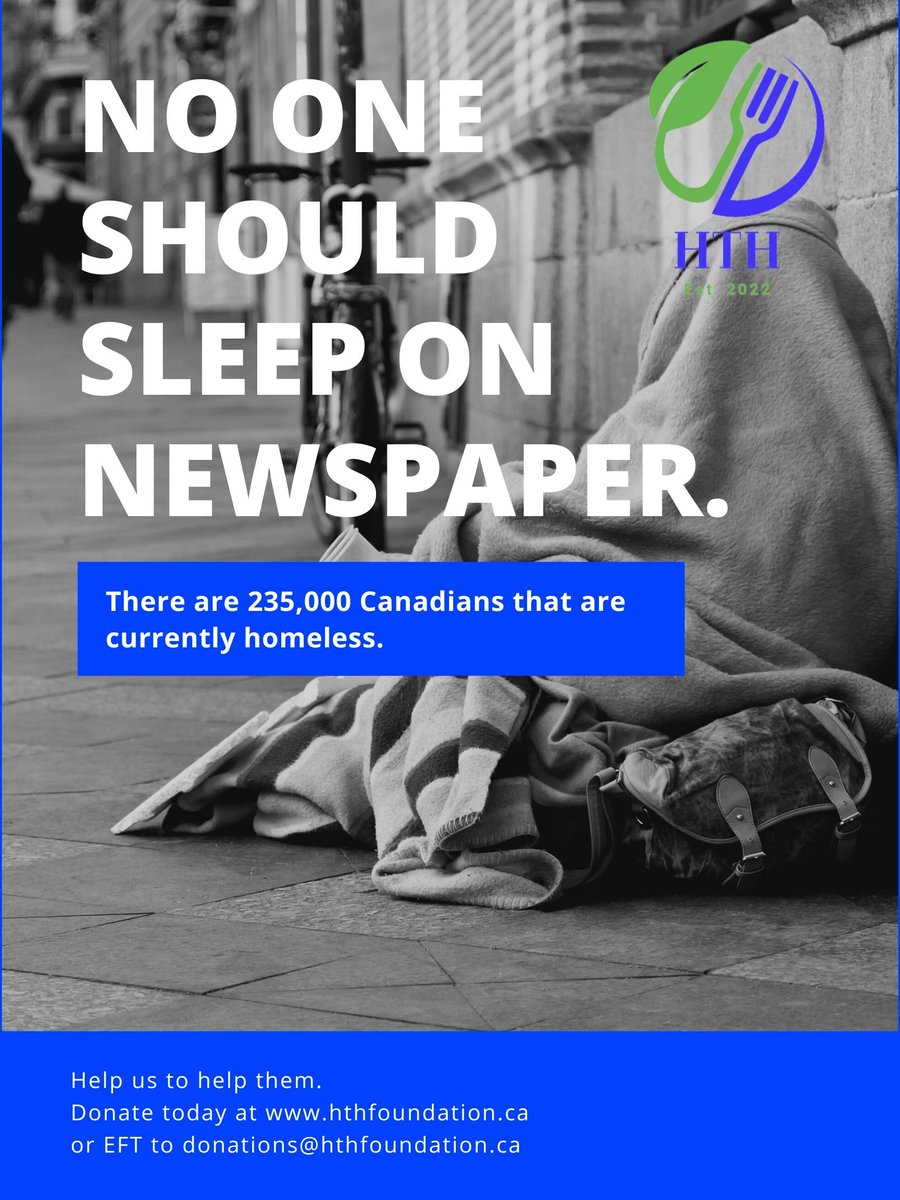 Join us in the fight against poverty and homelessness.
Follow-us and visit our site to see how.

#FightPoverty
#HappyToHelp
#HelpTheHomeless
#HTH_Foundation

hthfoundation.ca