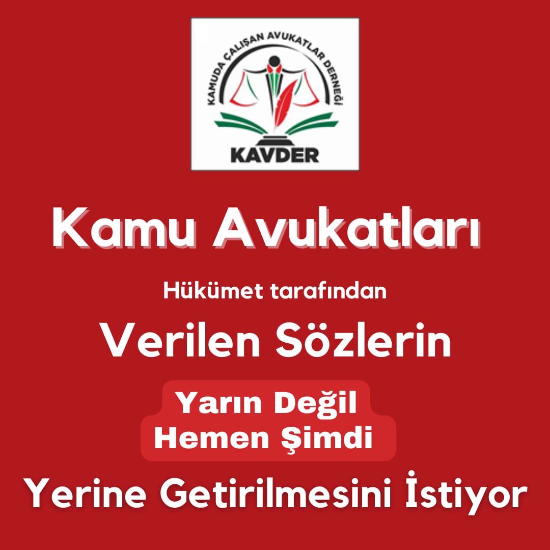 AttilaCanta's tweet photo. @KucukkayaIsmail @kilicdarogluk @halktvcomtr #DevletAvukatınaSözVerdi
#KamuAvukatıHaklıBeklenti
Kamu avukatlarının mali ve özlük haklarının iyileştirilmesine dair düzenleme 7. Yargı paketinde yer almalı,bizlere verilen sözlerin tutulması için takipçisi olmalısınız.
@kilicdarogluk @avtutdere @GulizarBicer @veliagbaba @MTanal https://t.co/IDA92QxSJe