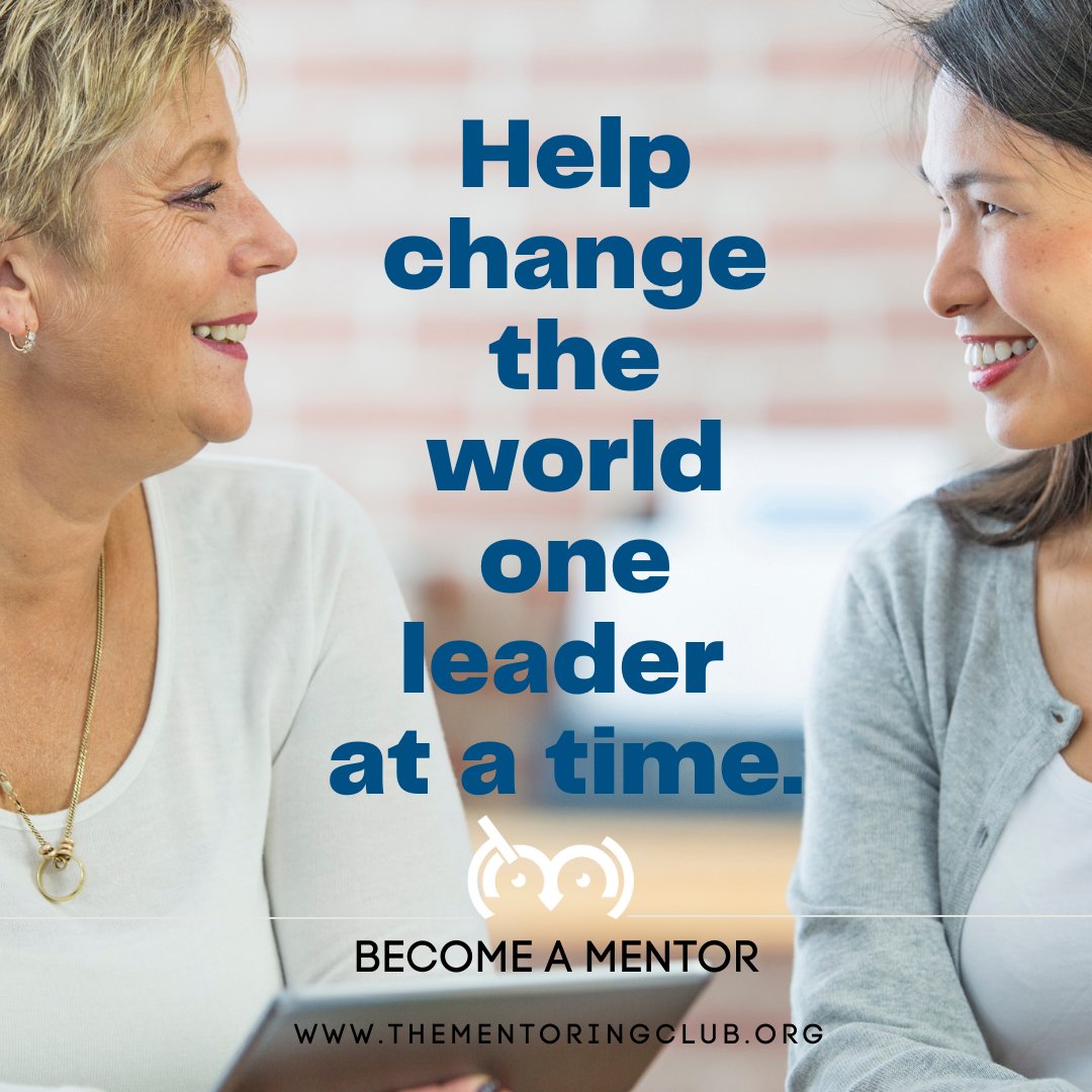 Be that person who inspires and lifts people up.🌱

Be a mentor and join our #mentoring community: thementoringclub.org/be-a-mentor/

#TheMentoringClub #MentoringWorks #MentoringMatters #Mentorship #CareerDevelopment #LeadershipDevelopment #Mentor #BeAMentor #MentoringMonth