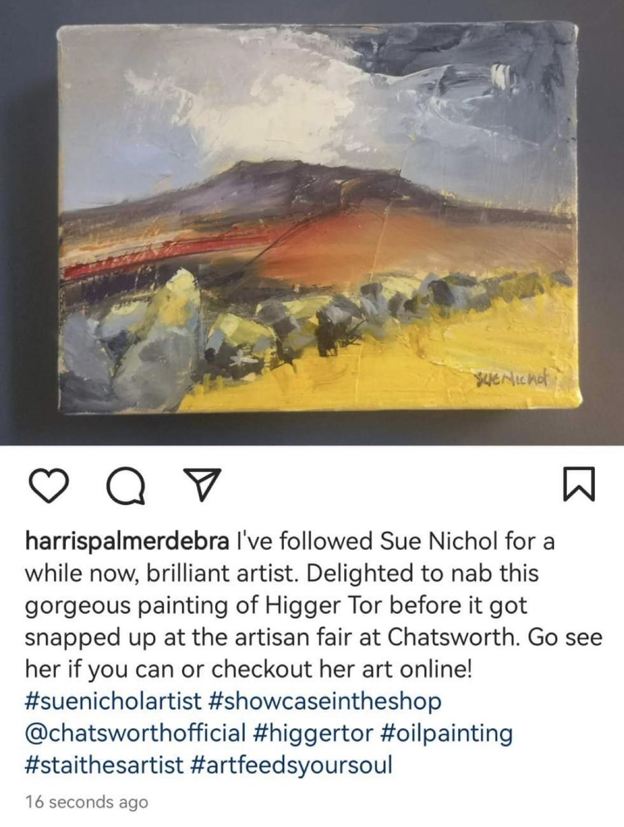 staithesartist's tweet photo. Lovely feed back from a very happy customer. I keep restocking at #chatsworth the @peakdistrictartisans #showcaseintheshop is going very well. On until the 5th March. I am back there 2nd February https://t.co/b3BoXNrPIh