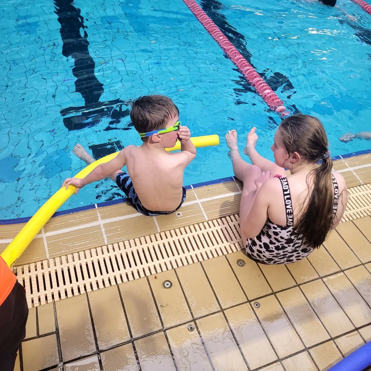 Ezra did his first 🏊‍♂️ swimming marathon today with Lytham St Anne's Lions club. Nevaeh Stepped in to help out the team at the last min 👏 They both did great and helped to raise loads of money for charity👏