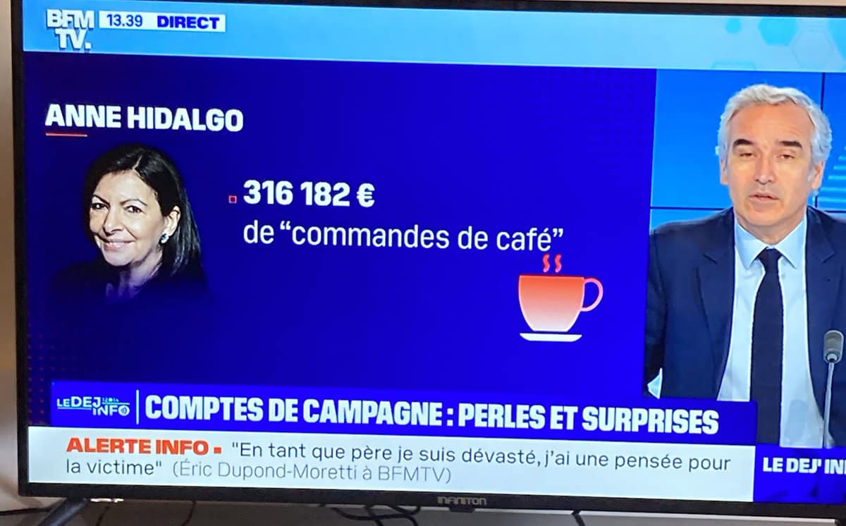 ca c'est juste pour le café on attend le reste #saccageparis #ParissousTutelle (photo romain chaouat