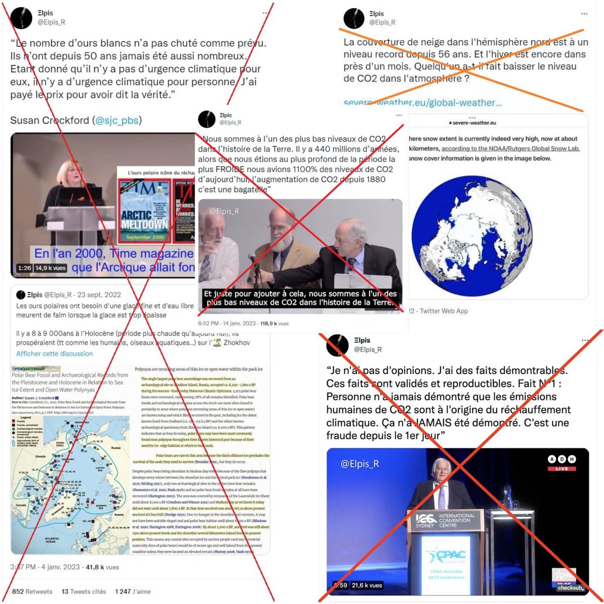 Elpis_R's tweet photo. J��ai lu tous les articles de l’@AfpFactuel, il mette juste une croix rouge, mais n’invalide rien scientifiquement
L’argument est soit : le rapport du GIEC, l’opinion d'un intervenant, un modèle ou le soit disant consensus. Aucune de ces choses n’est une preuve scientifique. 1/13 https://t.co/GpYNvFFfEm