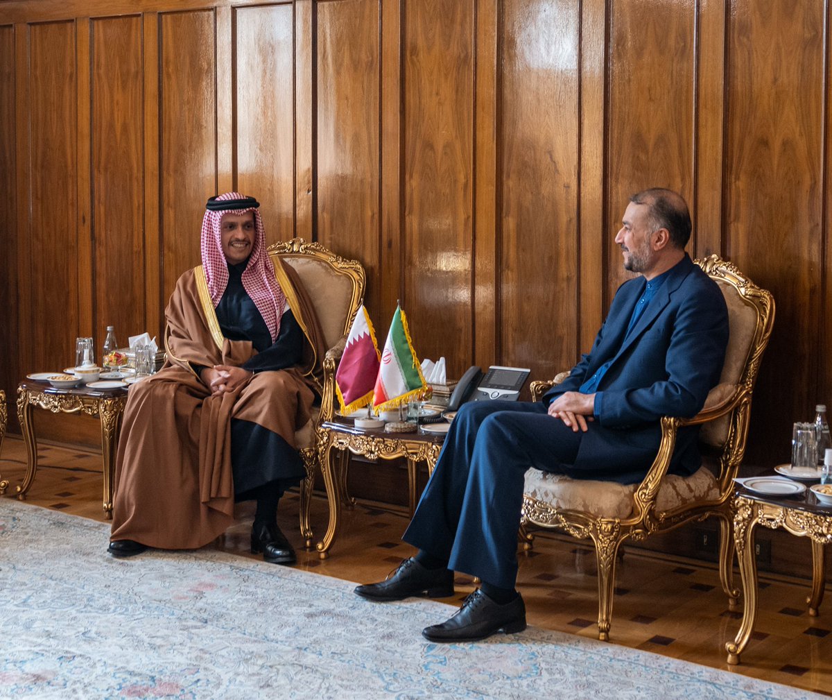 Ministry of Foreign Affairs Qatar on Twitter "RT MBA_AlThani_ Met