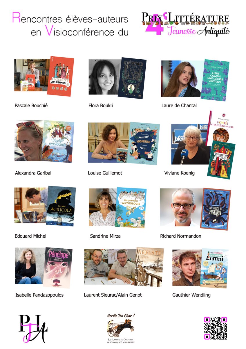 Déjà une 12aine d'auteurs en sélection du 4e #PLJA qui vont participer aux rencontres avec les élèves en visioconférence!
#StayTuned 
cc <a href="/Bayard_Editions/">Bayard Editions</a> <a href="/Belin_editeur/">Belin éditeur</a> <a href="/CastermanBD/">Casterman BD</a> <a href="/editions_ulm/">Éditions Rue d'Ulm</a> <a href="/GallimardJeun/">Gallimard Jeunesse</a> <a href="/Gulf_Stream_Ed/">Gulf Stream Éditeur</a> <a href="/editionsgrund/">Editions Gründ</a> <a href="/Scrineo/">Editions Scrineo</a> <a href="/EditionsStock/">Éditions Stock</a> <a href="/petitsplatons/">Les petits Platons</a>