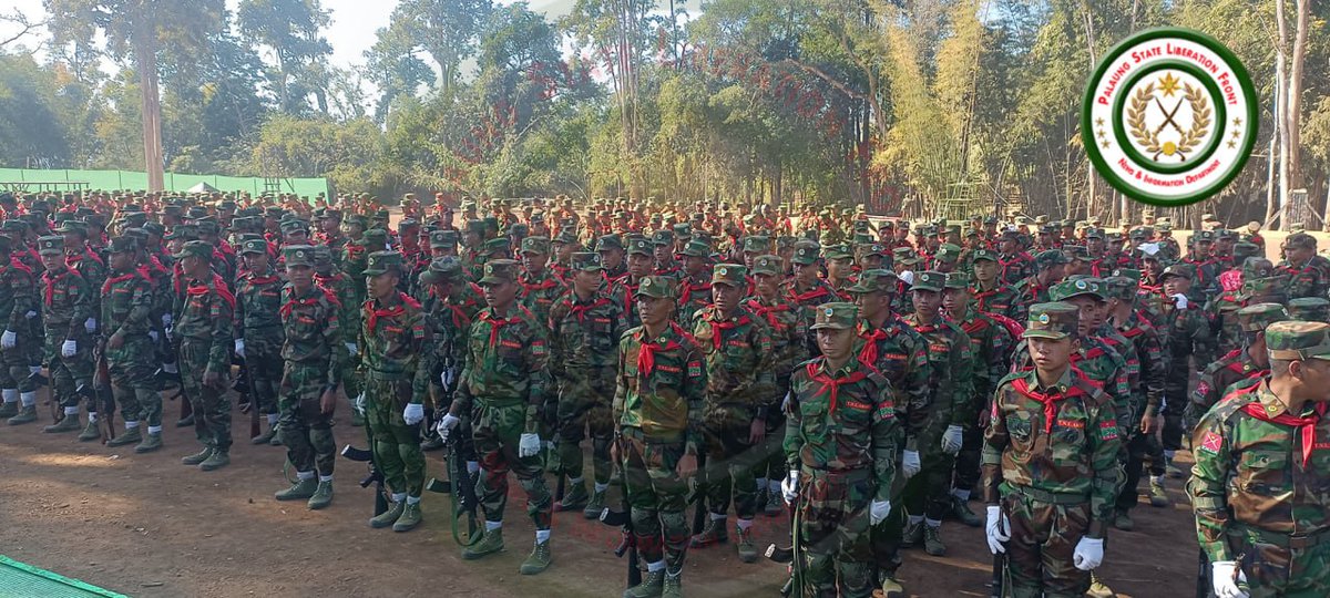 zawmoethant71's tweet photo. The #TNLA's military camp in #Lasho Township was fired upon by the terrorist military with heavy weapons,the clash was fierce & military situation were intense now.
https://t.co/Q9esm4JdDM
#2023Jan29Coup
#CivilianCasualtiesByJunta
#WhatsHappeningInMyanmar
#WarCrimesOfJunta https://t.co/xAXYcgYi03
