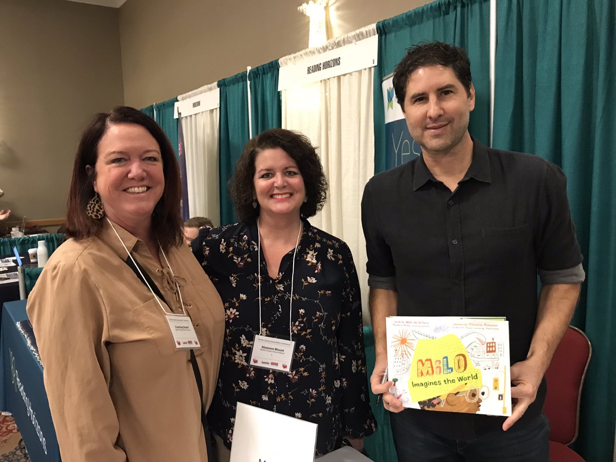 ShannonBlount5's tweet photo. Wrapping up the #FLAReads conference. Great learning and wonderful photo op with @mattdelapena. @MCSDFlorida represented well. #flashines #flareads2023 https://t.co/gTqDMSKzO3