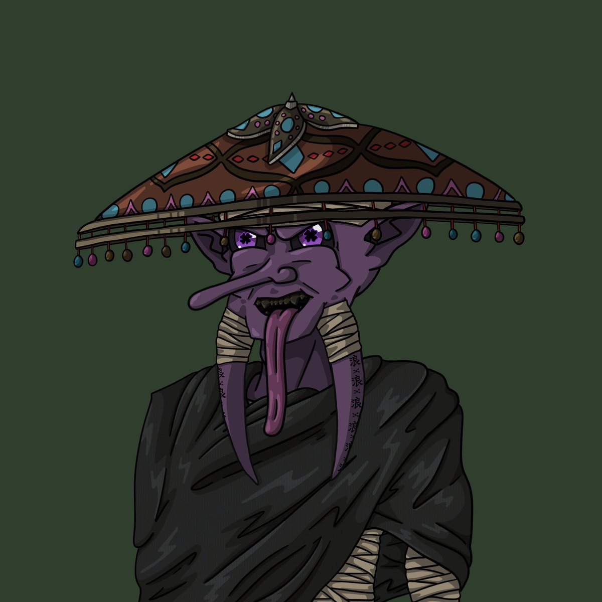 golagallery's tweet photo. Another Oni Lich bargain picked up today from @BigDaddyLich secondary!

Grab one before they moon 🌙 

Some of the most underrated art in Algo

Most assets are based on Japanese history and folklore!

#algonft #nft #algo $algo #algorand #algofam https://t.co/rewBBSOIrs