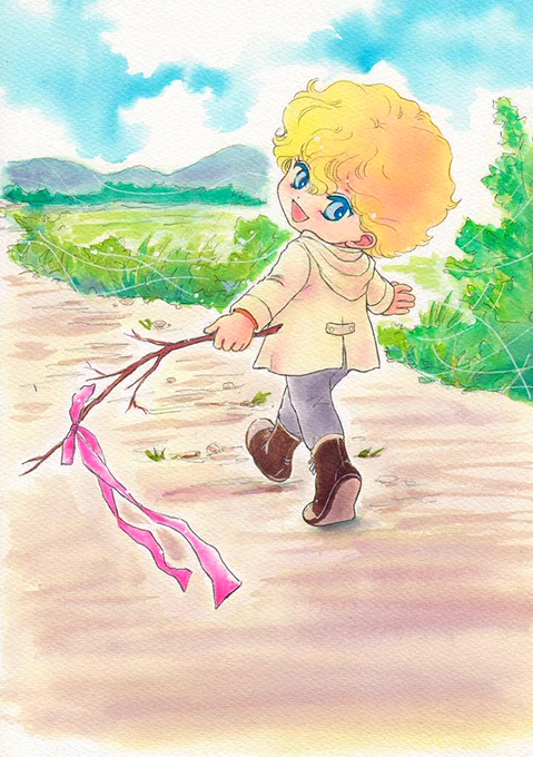 2023年4月27日(木)～5月2日(火) 宝塚市立文化芸術センターにて友人の油絵画家・小畑敦子さんとの二人展を開催します(〃ω〃)  マンガ作品のカラーも少しだけ展示する予定です