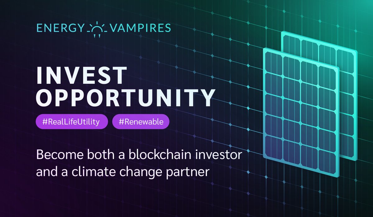 The price of electricity bills is a significant issue today. Every day, the cost of electricity rises. Meanwhile, nobody offers you a way out.

#greenenergy #NFT #NFTCommunity #MultiversX