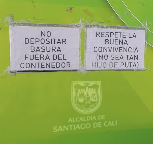 No saque basura los días que no pasa el camión (NSTHDP)
