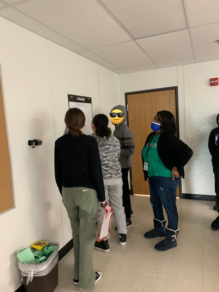 bmillerWCPS's tweet photo. Had a blast doing a reasoning task on vertical whiteboards with Mrs. Salifou & her classes on Friday! #buildingmaththinkers https://t.co/VKXEGMbJlS