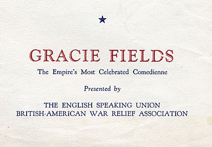 On this date in 1941, Gracie Fields, “the empire's most celebrated comedienne," was the highlight of a concert which took place at Tacoma's Temple Theatre. The event, presented by British-American War Relief Association, was a benefit for children in "Britain's Bombed Areas."
