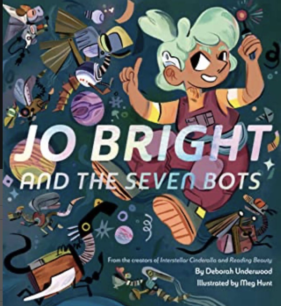 With bravery and some spare circuit boards, Jo will foil the queen, befriend a dragon, and build herself a celestially happy ending. An empowering fairy tale for all ages. @underwoodwriter #bookposse @AlbertWhitman
