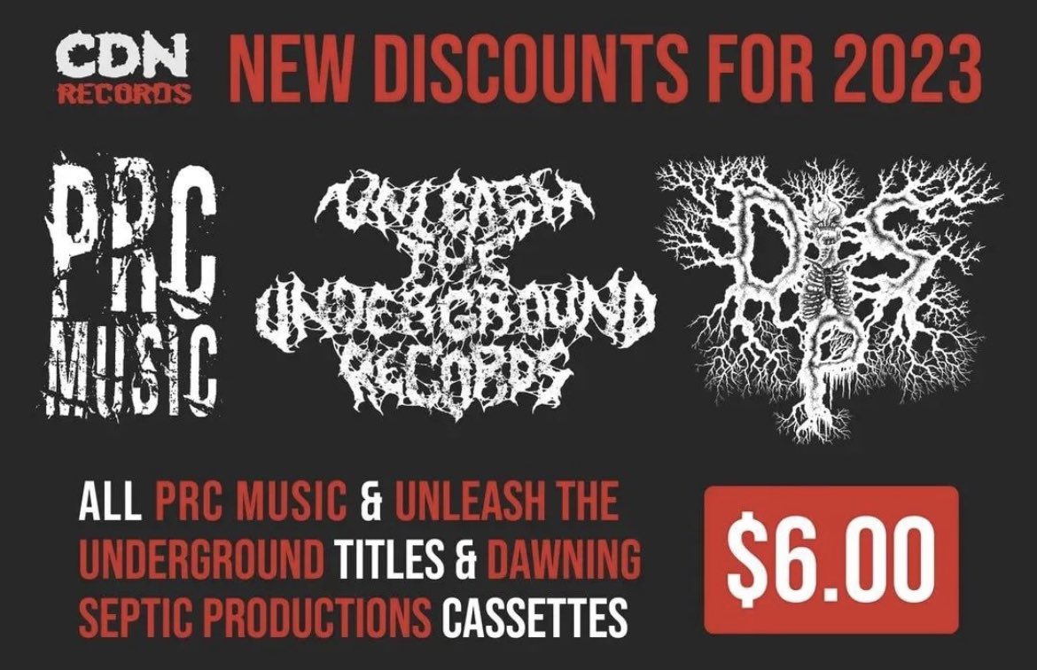 Get in on the huge savings over at @cdnrecords 🚨🔥🤟🏼🚨 #yolo #epicdarkmetal #MCMXCIV #deathmetal #blackmetal #cdnband #canadiandeathmetal #doommetal #music  #thrash #blastbeats #metalband #love #art #nofilter #cdnrecords #instagood #photooftheday #bloodofchrist #aliens