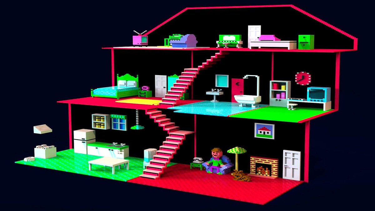 Little computer people. Commodore 64 #commodore64