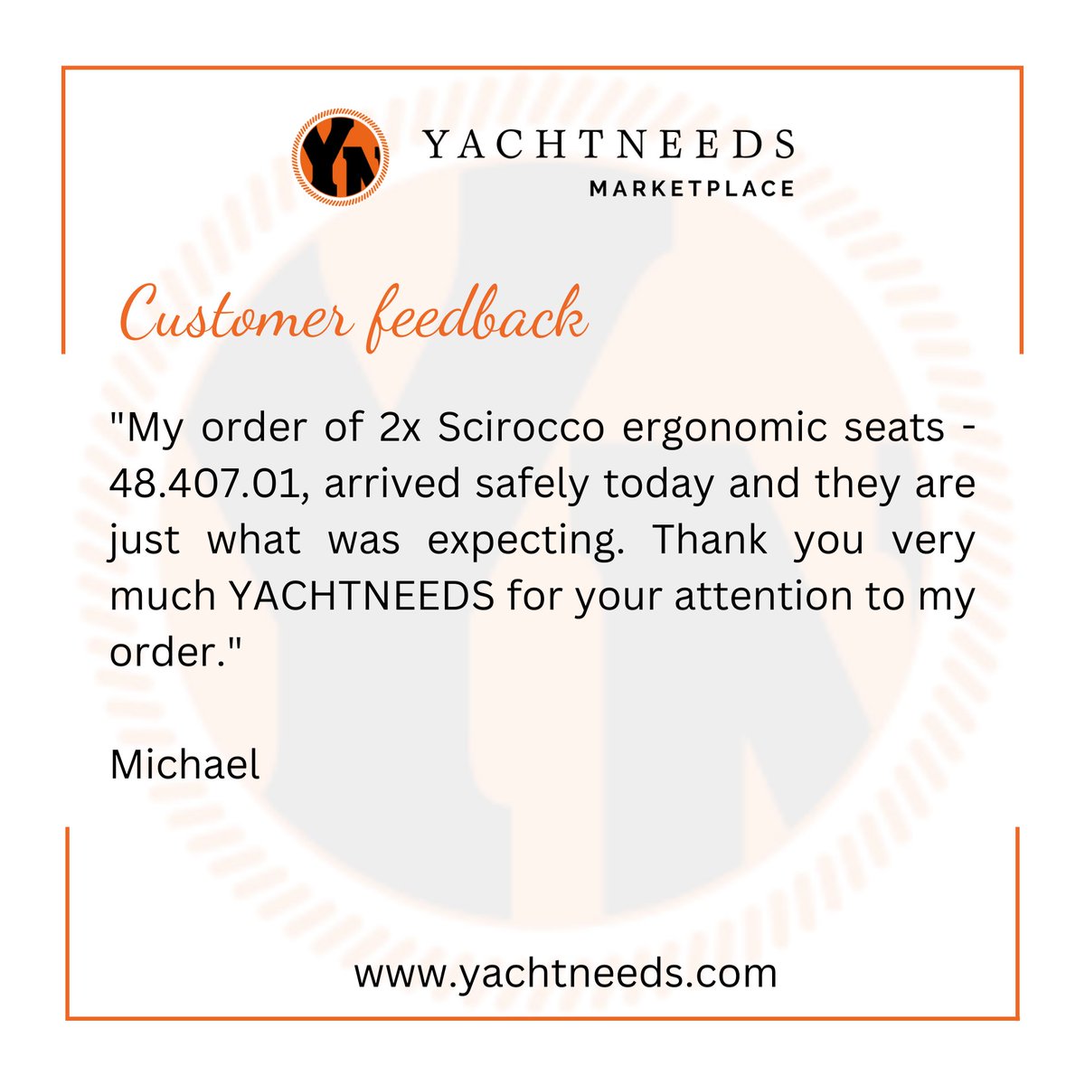 Yachting specific products at the best prices, sold by trusted sellers, efficient delivery, and all backed with our top notch customer service. YACHTNEEDS is your go-to yachting procurement platform.

YACHTNEEDS marketplace, the largest marketplace for yachting products