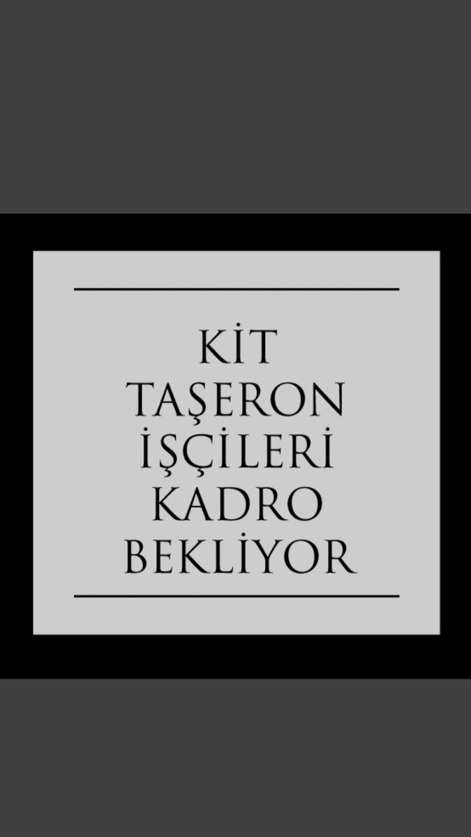 Kenan_agi's tweet photo. MutluSon KitlerOlsun

Kitler kadro bekliyor https://t.co/XQUAKlfh3k