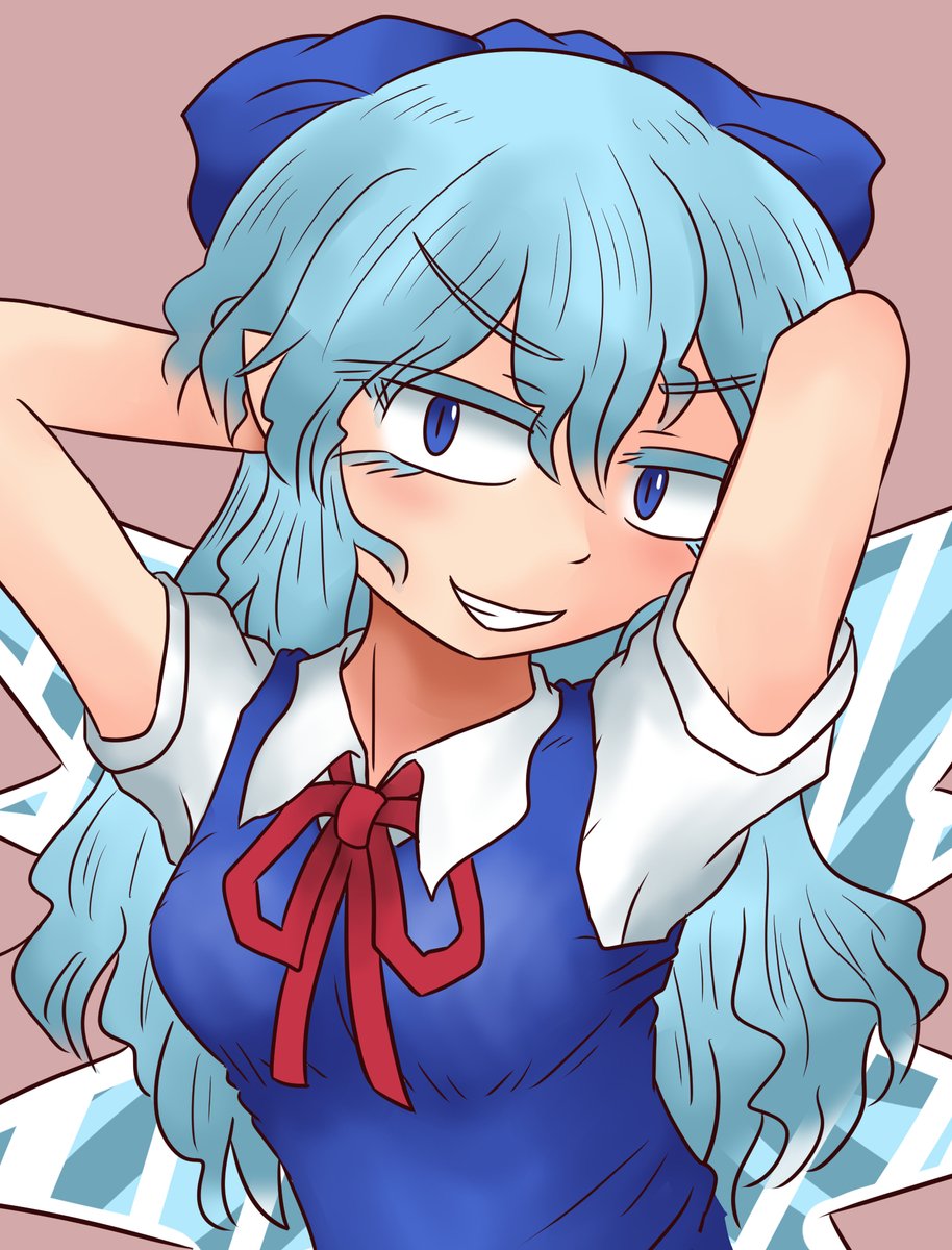 チルノ(東方Project) 「寒波で大きく成長したチルノちゃん 」|パキラのイラスト