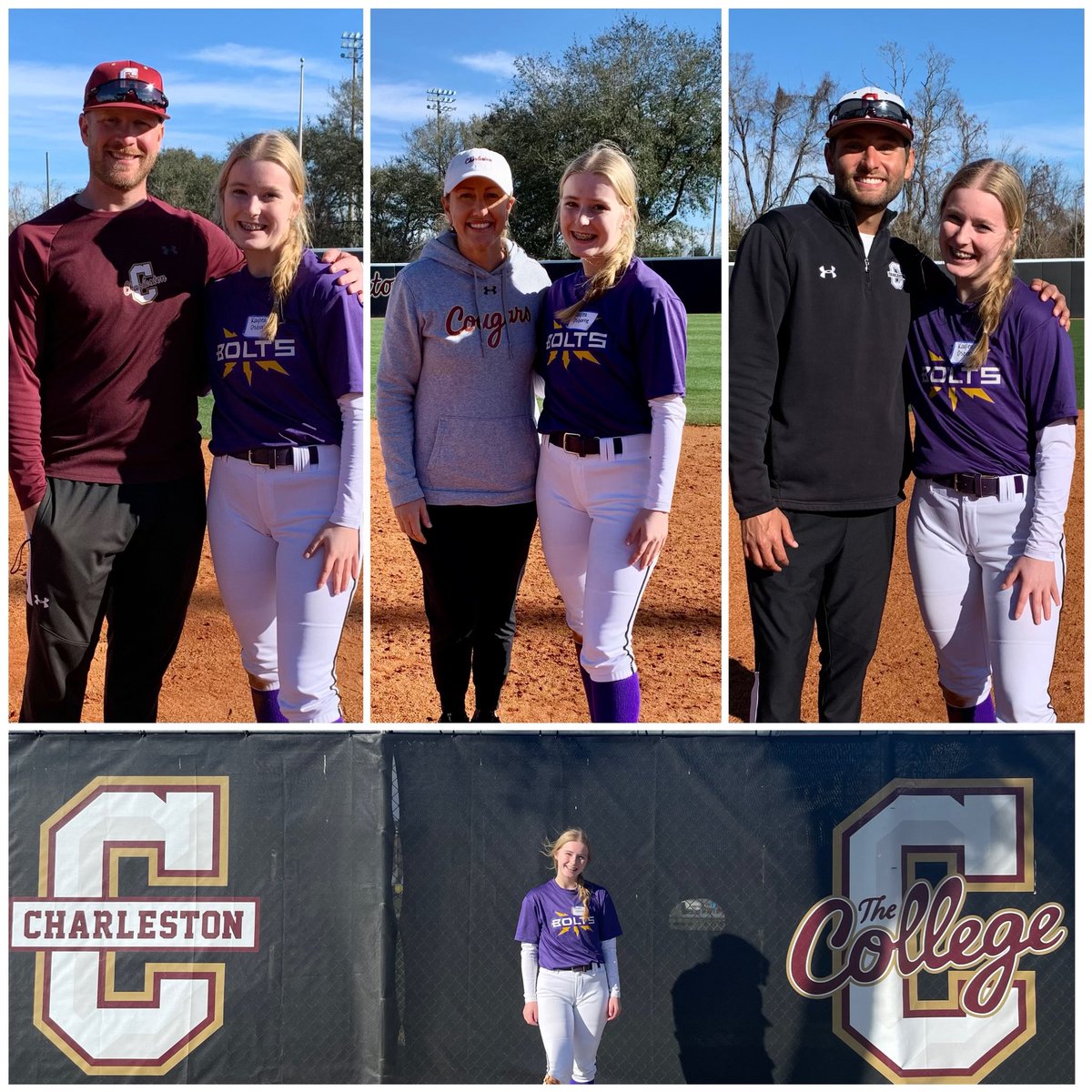 Had an amazing time <a href="/CofCSoftball/">Charleston Softball</a> camp yesterday! Thank you <a href="/CoachLynch20/">Tracey Lynch</a>, <a href="/CoachBurns17/">Matt Burns</a>, &amp; <a href="/JakeCombs_/">Jake Combs</a> 🥎 Can’t wait to come back! #GoCougs🐾 <a href="/steven_croley/">Barrels Croley</a>
@Los_Stuff 
<a href="/DfwSho/">DFW Sho'Case</a> 
<a href="/TopPreps/">TOP PREPS - Free Sports News, Videos & Information</a>
<a href="/LegacyLegendsS1/">Legacy & Legends Softball</a>
<a href="/SoftballDown/">Down South Softball</a>
<a href="/upnextrecruits/">Up Next Recruits</a> 
<a href="/IHartFastpitch/">I❤️Fastpitch</a> 
<a href="/BBOS_Nation/">Rick Cowan</a>