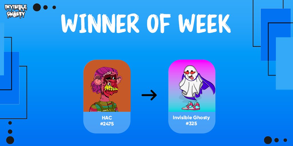 Winner of Week is now announced📢

Congrats to the owner of Invisible Ghosty #325 to win @HorrorApes #2475

Join us: t.me/oartslabcommun…

#NFT #NFTs #NFTCommunity #BNBChainNFTs #BNB