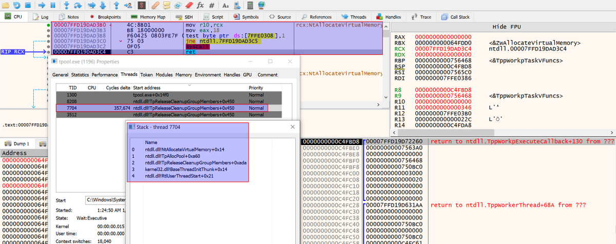 Some EDRs catch indirect syscalls with callstack analysis. Here is a totally new technique which build a clean callstack originating from ntdll to avoid detections. No ROP required and tested and works against every EDR. Enjoy! 🔥

0xdarkvortex.dev/hiding-in-plai…