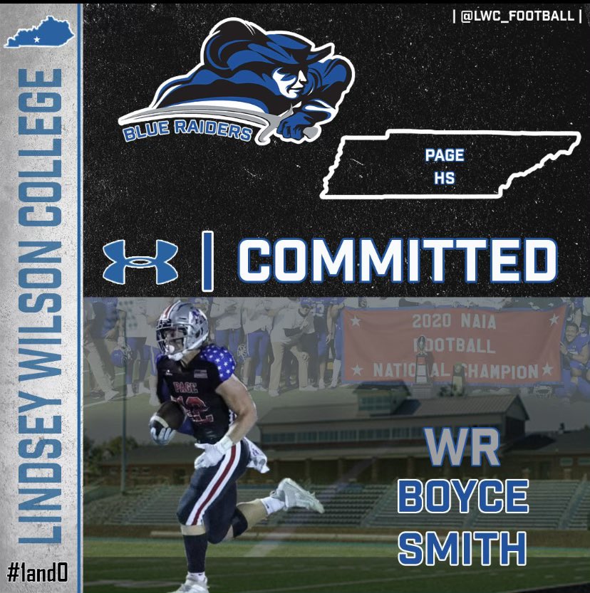 Boyce Smith (@boycesmith_12) on Twitter photo 100% committed 💙 <a href="/wcsPHScr/">Charles Rathbone</a> <a href="/pagefootball/">Page Patriots Football</a> @LWC_Football @CoachGraham_LWC <a href="/CoachKleckler/">Phil Kleckler</a> <a href="/CoachKKerns/">Kenzie Kerns</a> <a href="/CSmithScout/">Chris Smith</a> <a href="/MichaelWoosley/">Coach Mike, PrepStar SW</a> 100% committed 💙 <a href="/wcsPHScr/">Charles Rathbone</a> <a href="/pagefootball/">Page Patriots Football</a> @LWC_Football @CoachGraham_LWC <a href="/CoachKleckler/">Phil Kleckler</a> <a href="/CoachKKerns/">Kenzie Kerns</a> <a href="/CSmithScout/">Chris Smith</a> <a href="/MichaelWoosley/">Coach Mike, PrepStar SW</a>