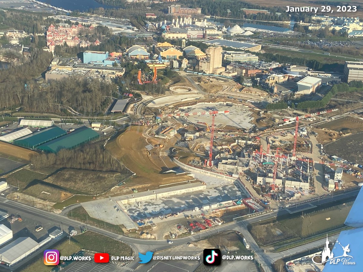 Disneyland Paris Works on Twitter "[Aerial Views] ️ WDS2 part 1/3 January 29th, 2023 ️ As we