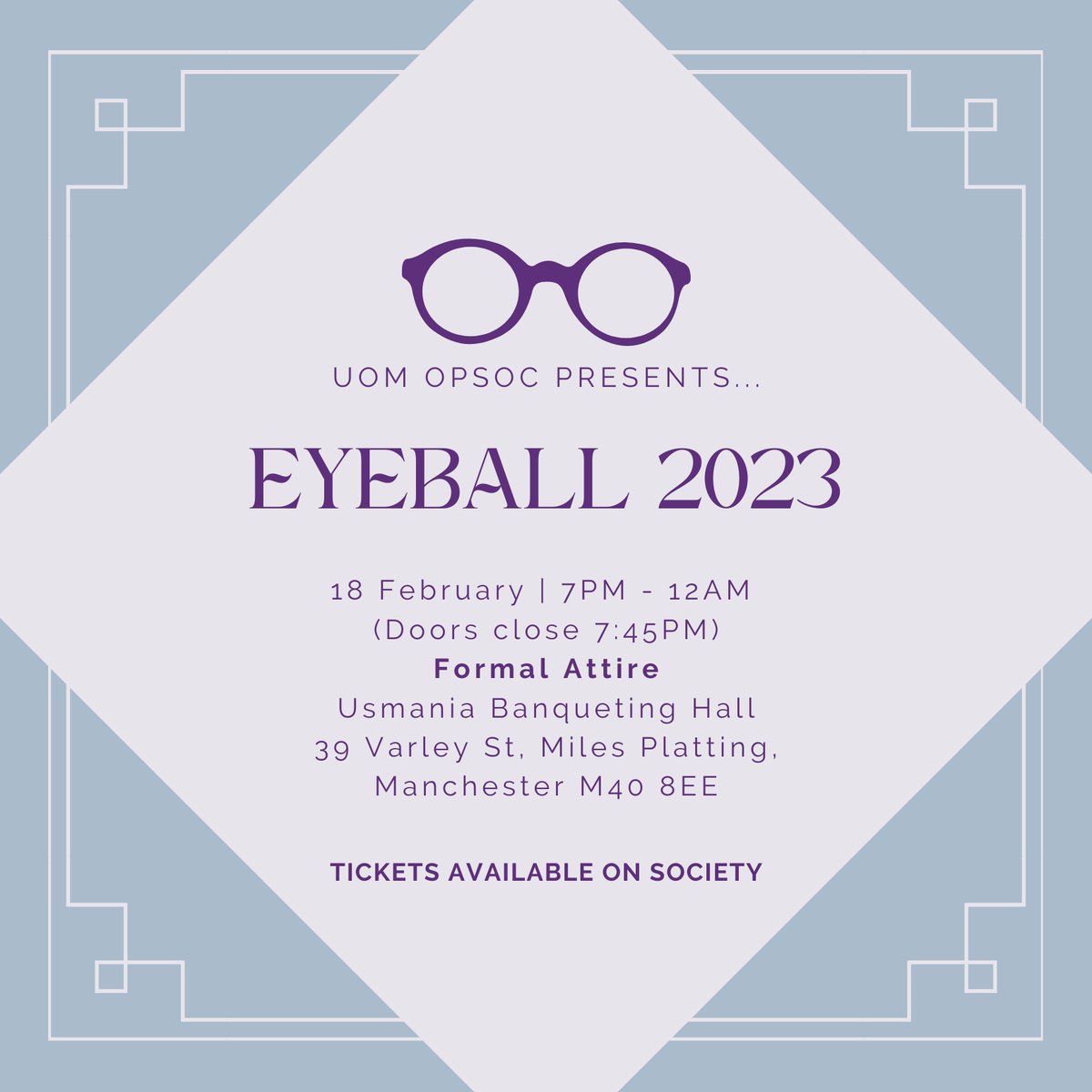 Uom_OpSoc (@manchesteropsoc) on Twitter photo 3 DAYS LEFT TO BUY YOUR EYEBALL 2023 TICKET! 
Exams are over! Treat yourself! A 3 course meal, dancing, entertainment, awards, photobooth, disposable cameras and honestly so much more! 
Don’t get FOMO. Get your ticket now!
link2app.co/tsSJ 3 DAYS LEFT TO BUY YOUR EYEBALL 2023 TICKET! 
Exams are over! Treat yourself! A 3 course meal, dancing, entertainment, awards, photobooth, disposable cameras and honestly so much more! 
Don’t get FOMO. Get your ticket now!
link2app.co/tsSJ