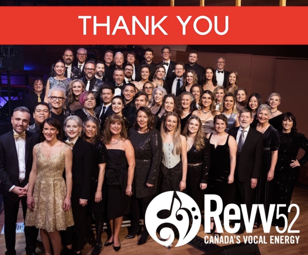 A heart-felt thank you to our audiences for attending our 70th anniversary performances of #WorldonaString.  We had a blast and hope you did too!  Thank you for allowing us to entertain you!

#Revv52 #CanadasVocalEnergy #CalgaryArts #PopAndRockExtravaganza #LoveOurAudiences