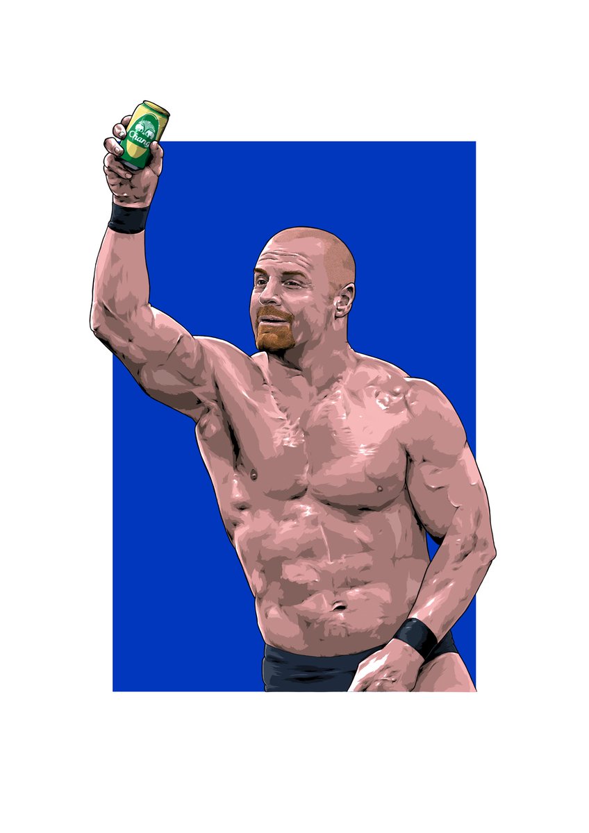 Finished. The gaffer, Stone Cold Sean Dyche, complete with a can of his favourite tipple.

Hope you like it, all RTs as always are appreciated.

#Everton #Dyche