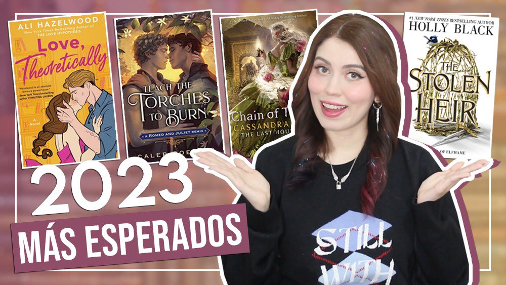 g_vanille's tweet photo. ¡NUEVO VIDEO! Los libros que más espero este 2023 📚✨. Este video solo fue una excusa para fangirlear de lo que se viene <3. ¿Me ayudan con un RT? 💗

https://t.co/vp2RrMSBcy https://t.co/TbnDkdguuc