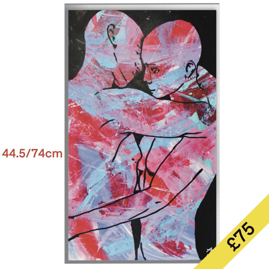 timburgessart's tweet photo. My new series is now live and for sale on my website https://t.co/XvaiNeA47X and in time for #ValentinesDay2023 all originals here is a little preview find more in my shop #LoveArt #newart #paintings #artforsale #abstractart #newartseries https://t.co/s9WAF6BhZu