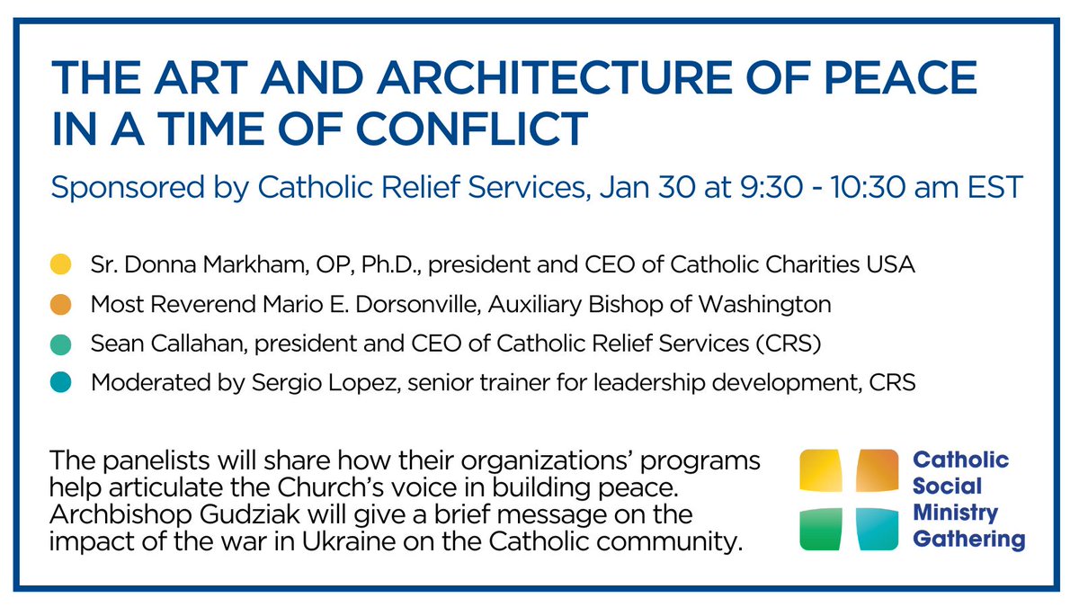 Sean Callahan (@callahancrs) on Twitter photo Looking forward to our #CSMG23 plenary panel discussion tomorrow with Sr. Donna Markham, president and CEO of <a href="/CCharitiesUSA/">Catholic Charities USA</a> & Bishop Mario E. Dornsonville, Auxiliary Bishop of <a href="/WashArchdiocese/">Catholic Archdiocese of Washington, DC</a>. Special thanks to Sergio Lopez for moderating. <a href="/WeAreSaltLight/">We Are Salt & Light</a> #OnePlanetOneFamily Looking forward to our #CSMG23 plenary panel discussion tomorrow with Sr. Donna Markham, president and CEO of <a href="/CCharitiesUSA/">Catholic Charities USA</a> & Bishop Mario E. Dornsonville, Auxiliary Bishop of <a href="/WashArchdiocese/">Catholic Archdiocese of Washington, DC</a>. Special thanks to Sergio Lopez for moderating. <a href="/WeAreSaltLight/">We Are Salt & Light</a> #OnePlanetOneFamily