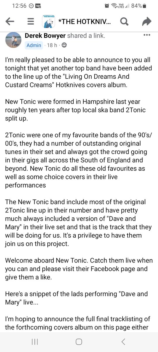 TheNewTonic7's tweet photo. NEW TONIC ππΌ
Great news, onwards and upwards.
Join our Fb group for all info
#yearofthenew https://t.co/0k2cf0VHJA