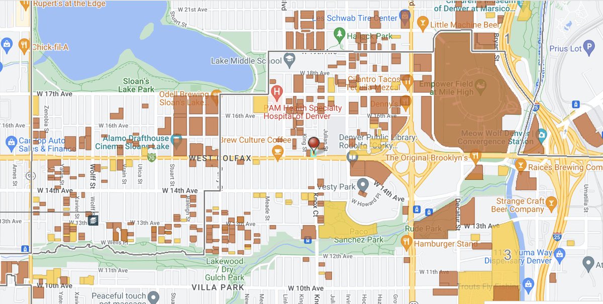 Build Up Denver on Twitter "W Colfax Ave and Knox Ct, Denver 80204 a 3story apartment