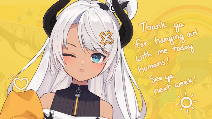 Epi 21. is over! Another week, another fun stream with all of you! Thankies so much to  and  for the opportunity to meet new humans~!  ↜( ノ ' ∀ ` )ノ ̖́- thank ya!!Links and More below #Vtuber ✕ #新人Vtuber ✕ #VTuberUprising  