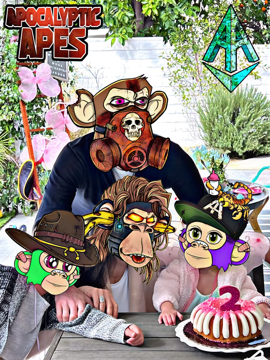 Mutiny Recordings | Ryan Gaines (@jointhemutinymx) on Twitter photo A very happy 2nd birthday to my precious little monkey. You make your parents proud every day! <a href="/apocalypticapes/">Apocalyptic Apes | 🦍</a> <a href="/AAPEQueens/">Apocalyptic Queen Apes 👑🦍</a> #AAPES #apebirthday #hbd #Daughter <a href="/Fityeth/">fity.eth</a> A very happy 2nd birthday to my precious little monkey. You make your parents proud every day! <a href="/apocalypticapes/">Apocalyptic Apes | 🦍</a> <a href="/AAPEQueens/">Apocalyptic Queen Apes 👑🦍</a> #AAPES #apebirthday #hbd #Daughter <a href="/Fityeth/">fity.eth</a>