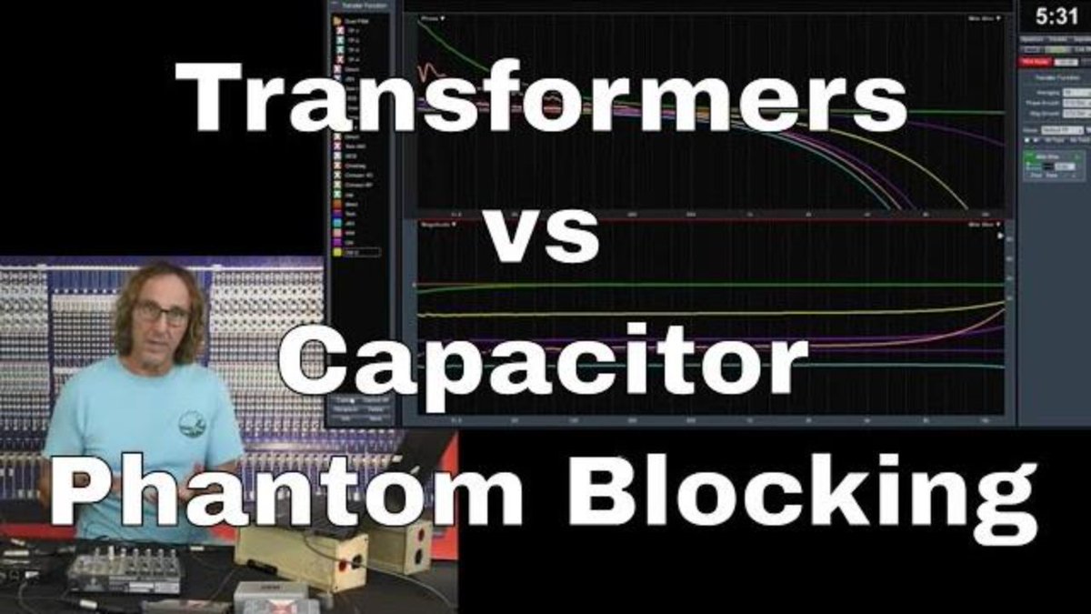 Lets take a look and compare Capacitors vs Transformers for DC blocking and higher signal levels.

youtube.com/watch?v=pIb58E…