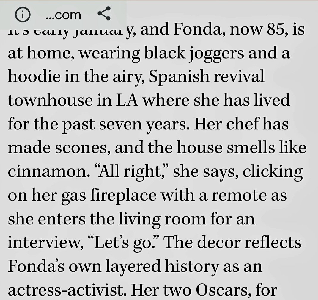 .@Janefonda you are one of my activist role models. As a climate activist, please consider switching out your gas fireplace for an electric one. #KeepItInTheGround @FireDrillFriday @greenpeaceusa