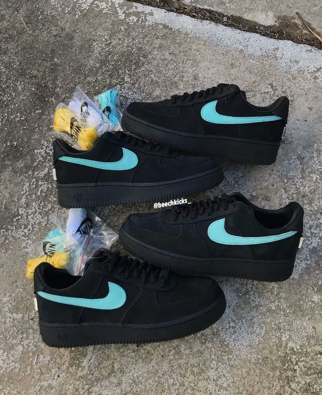 Official Look at the Tiffany & Co. x Nike Air Force 1