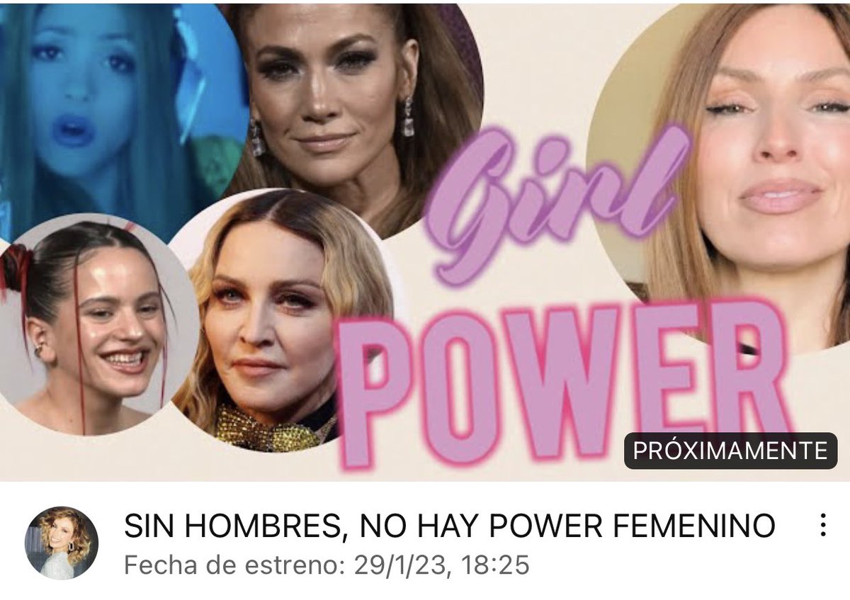 youtu.be/iOCkqTCQCyo #mujeresempoderadas #ShakiraBZRP #ShakiraPique #Rosalia #MileyCyrusFlowers