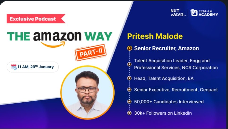 sohel_mohammed2's tweet image. Hi friends
today&apos;s poadcast 2 with Mr. pritesh Malode 
sir 
#ccbp
#tech
#rahulattuluri sir 
#nxtwave
#interviewtips