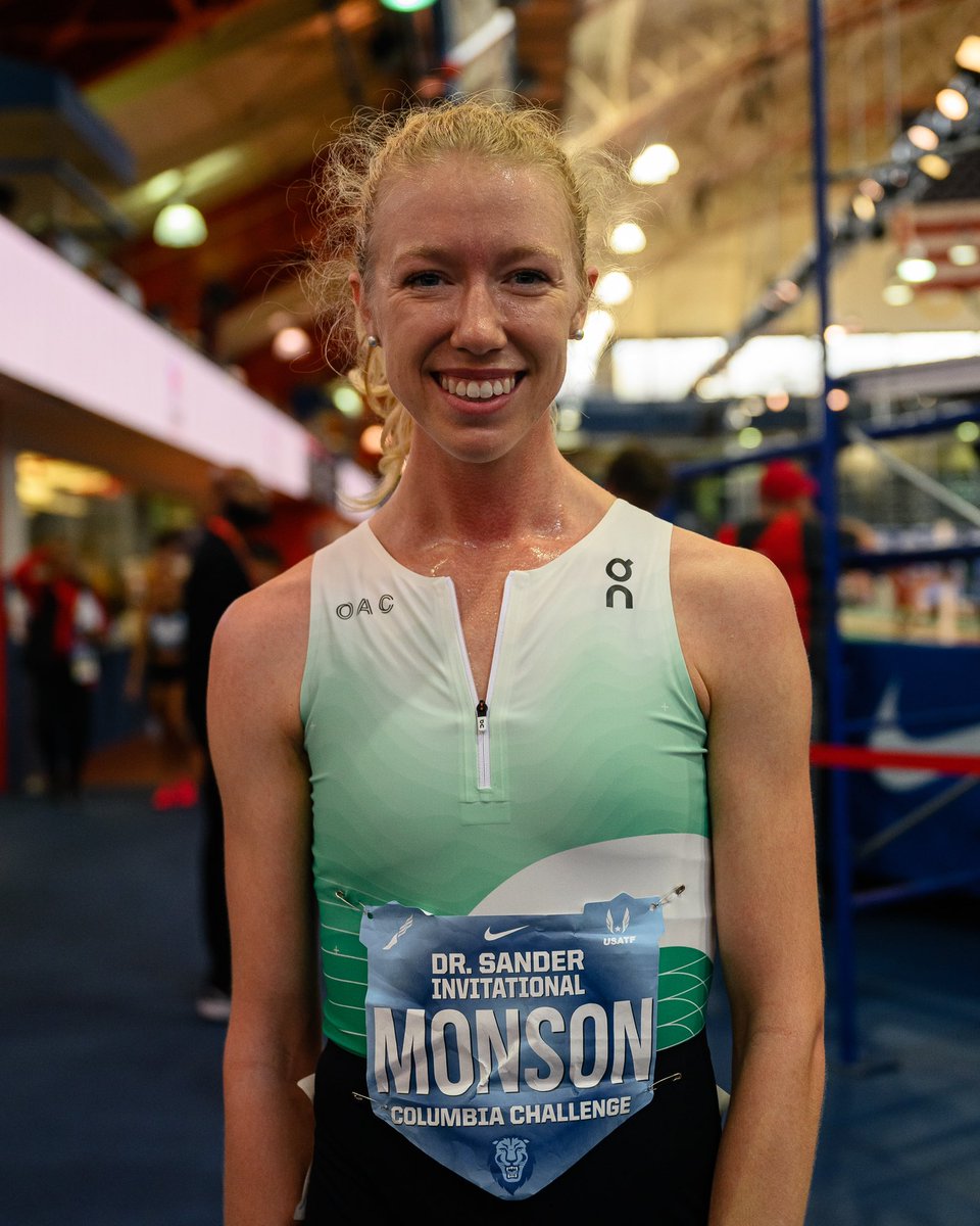 Johnny Zhang Photography (@jzsnapz) on Twitter photo On Athletics Club’s <a href="/leashamonson/">Alicia Monson</a> opened up her 2023 season with a 4:23.55 mile at the Dr. Sander Invitational at <a href="/ArmoryNYC/">The Armory</a> and then came back to pace the women’s 3000m.
She will be racing the 3000m at the <a href="/MillroseGames/">Millrose Games</a>.
📸 for <a href="/CitiusMag/">CITIUS MAG</a> On Athletics Club’s <a href="/leashamonson/">Alicia Monson</a> opened up her 2023 season with a 4:23.55 mile at the Dr. Sander Invitational at <a href="/ArmoryNYC/">The Armory</a> and then came back to pace the women’s 3000m.
She will be racing the 3000m at the <a href="/MillroseGames/">Millrose Games</a>.
📸 for <a href="/CitiusMag/">CITIUS MAG</a>