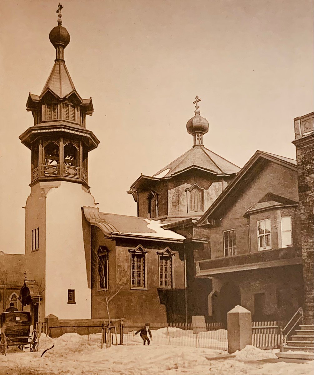 chi_geek's tweet photo. In 1901 Louis Sullivan created a design for Holy Trinity Russian Orthodox Church &amp; Rectory, influenced by small wooden churches in Siberia. He presented it at the Chicago Architectural Club w/his own watercolor showing the building painted in a mix of bold colors. #SullivanSunday https://t.co/xn7DRN0nZ1