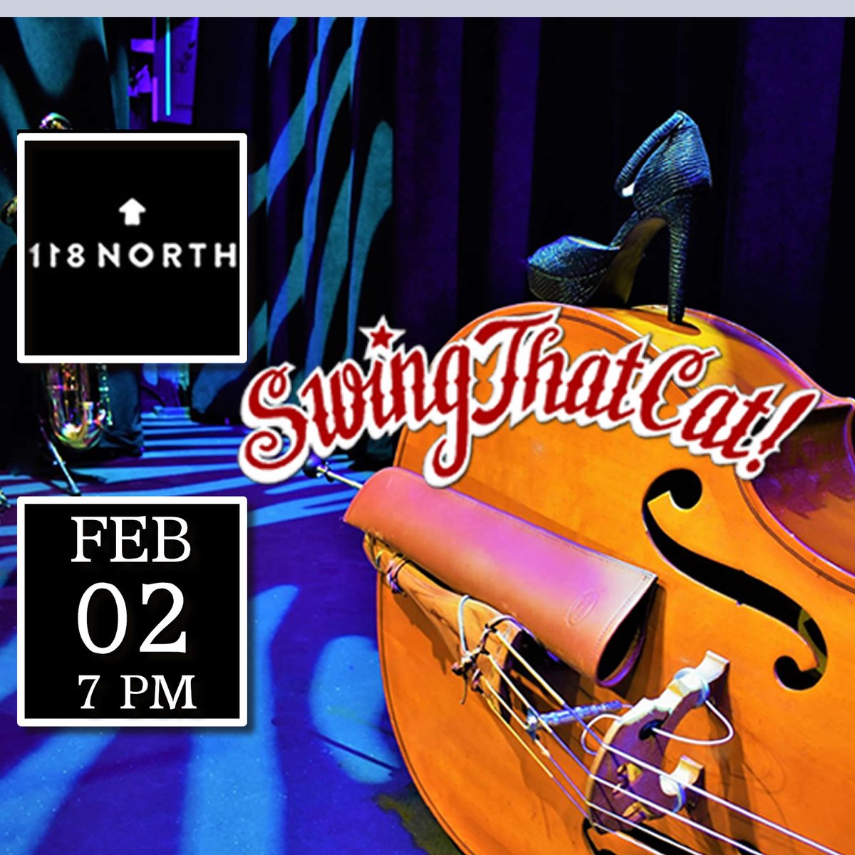 <a href="/SwingThatCat/">Swing That Cat</a> ~ Sunday Supper &amp; show ~ FEB5 ~ <a href="/118_north/">118 North</a> (in Wayne, PA) ~  bit.ly/SwingThatCat_1…
