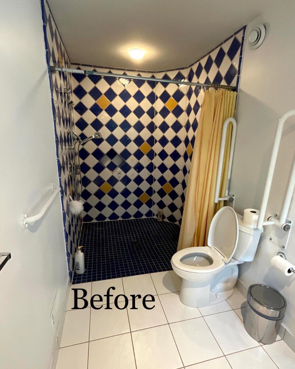 BuildAbleCanada's tweet photo. Check out this stunning transformation! 👀😍 
More to come from this gorgeous home… second bathroom reno is underway! Stay tuned.

#AccessibleRenovations #BarrierFreeBathroom #AccessibleDesign https://t.co/pEqcVW3wJg