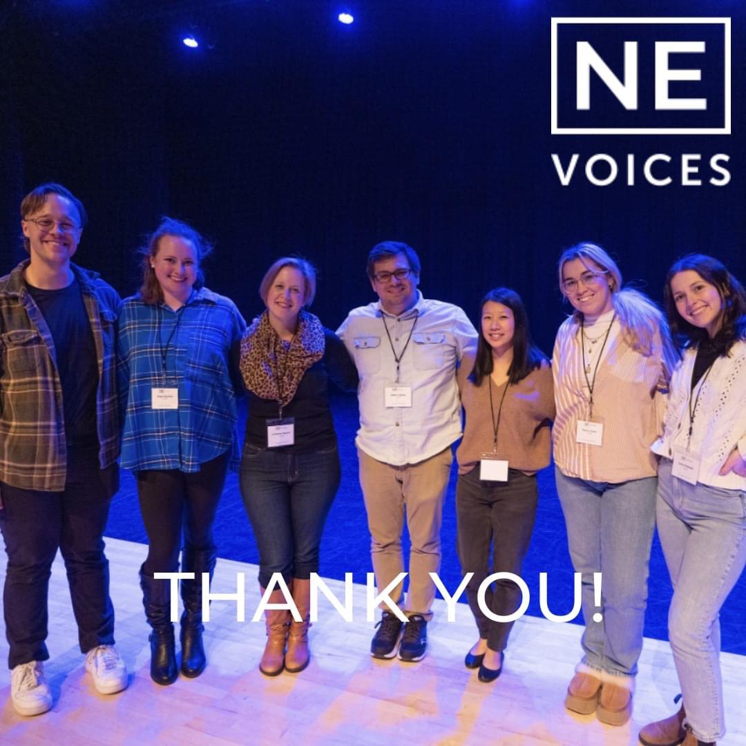 THANK YOU to everyone who came to #nevoices2023. We hope you had a blast performing, learning, and dancing all weekend!

Head to our website at ne-voices.com to fill out our post-event survey, and reserve your spot in our upcoming summer program today!