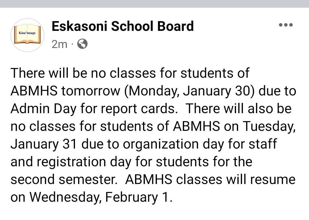 Eskasoni School Board (@eskasonischools) on Twitter photo 