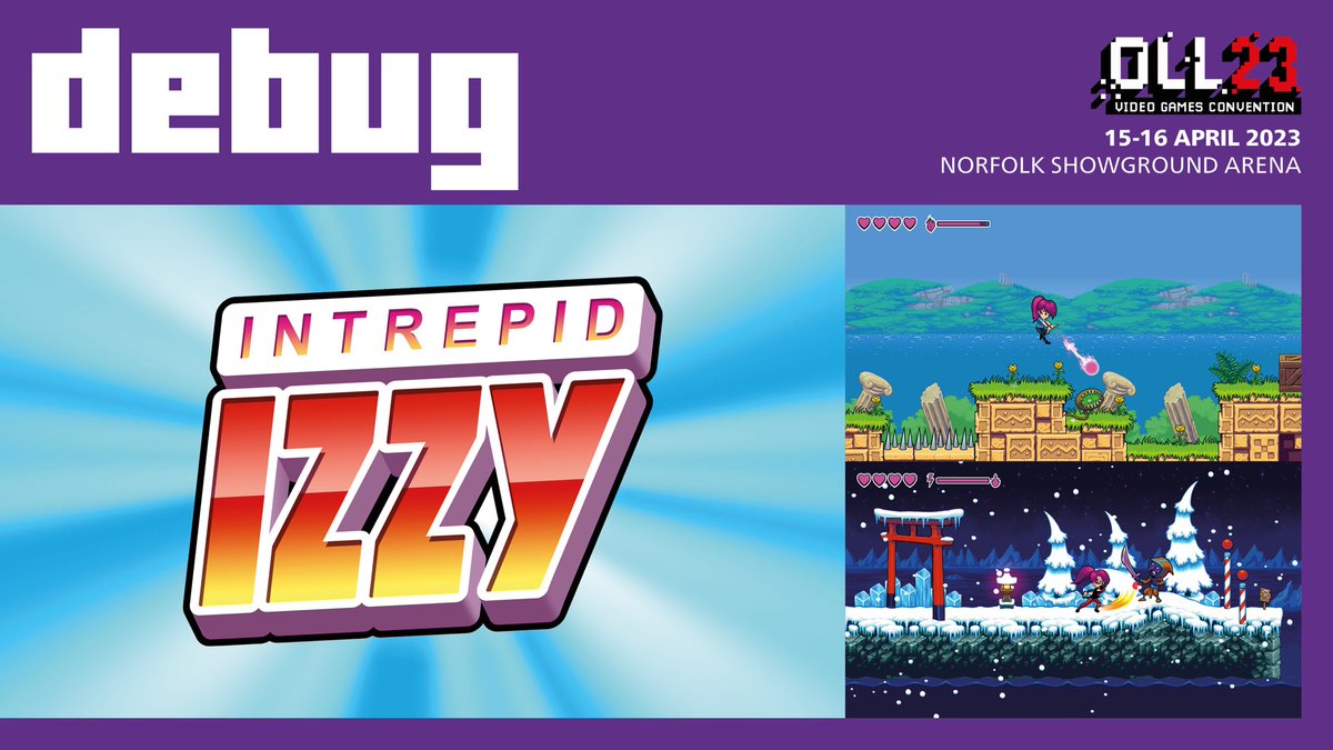 Intrepid Izzy is coming to #OLL23! <a href="/SenileTeam/">Senile Team</a>

Senile Team strikes gold once again with this good old fashioned creature beating, puzzle solving, dungeon crawling platformer!

Play it at the Debug Indie Showcase stand 15-16 April 2023 🎮

More info: ollgames.co.uk